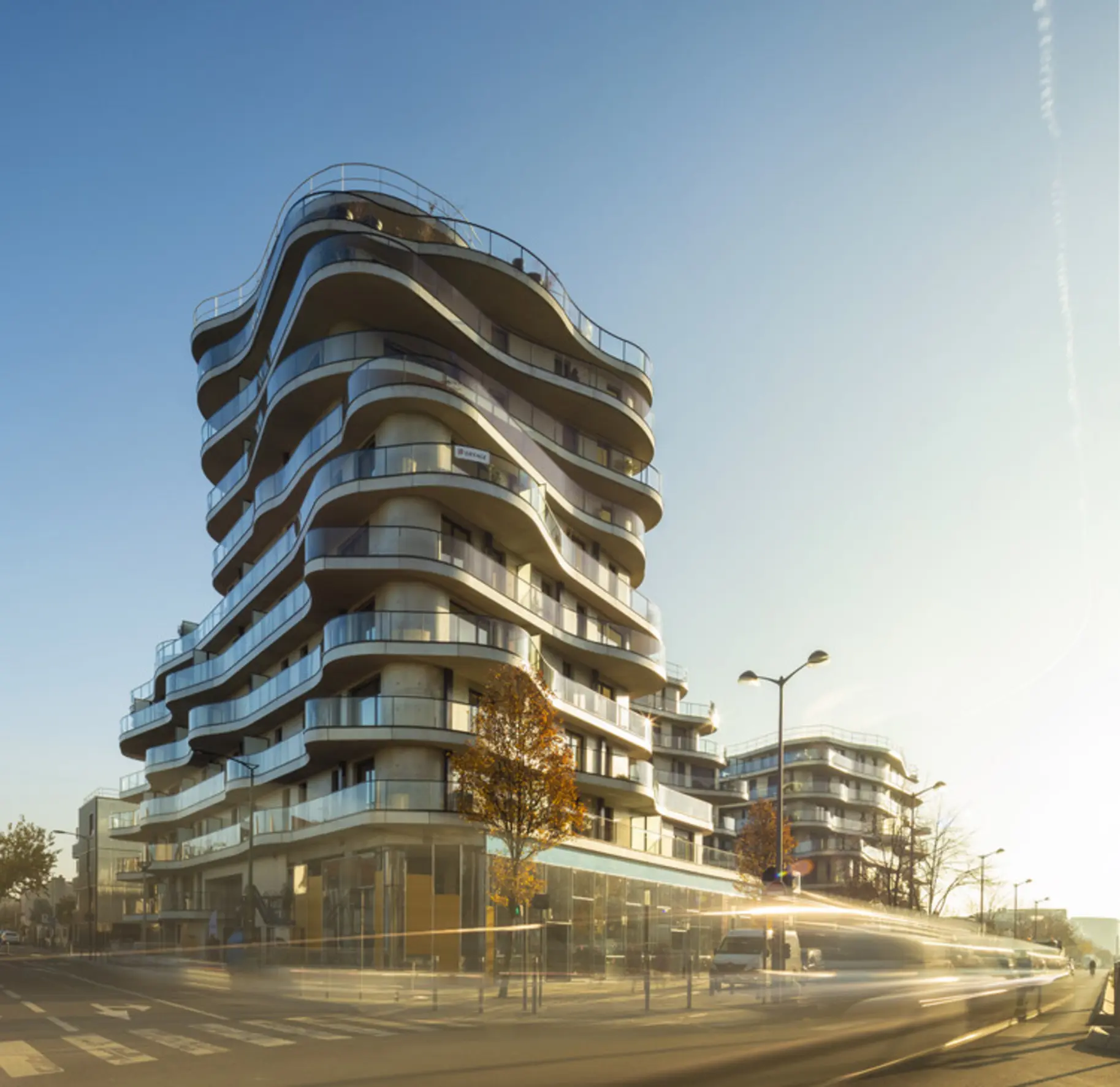Courbes Residential Building, Colombes, France
