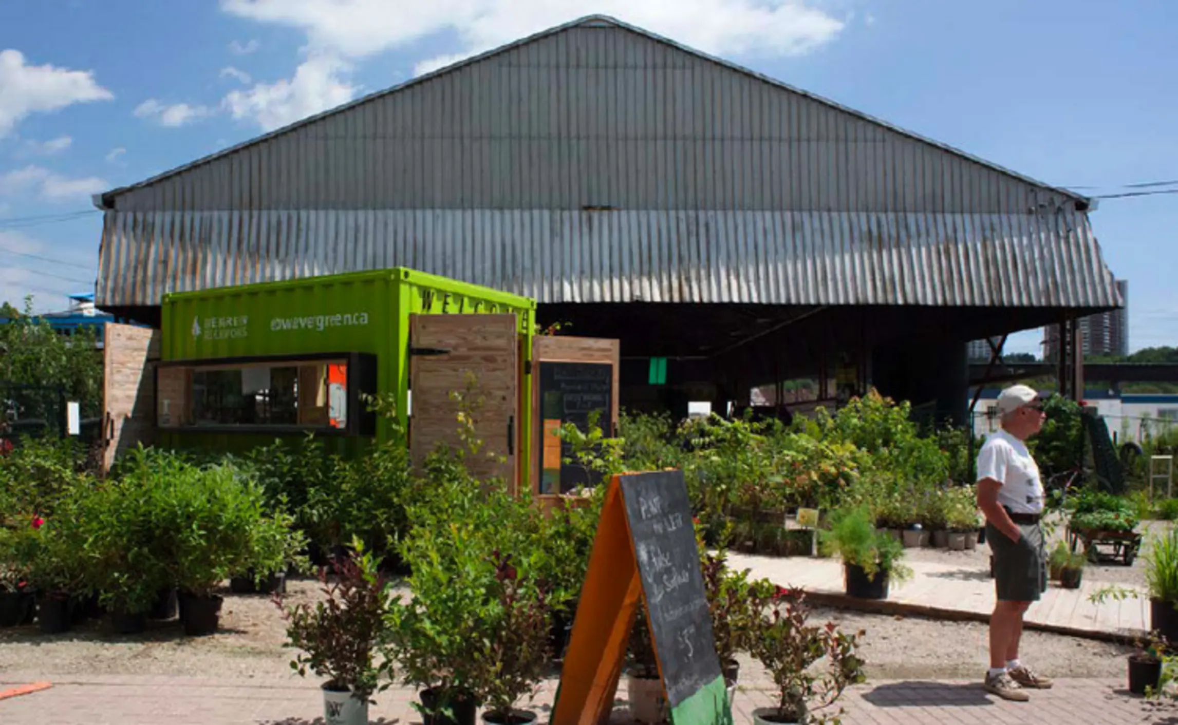 Welcome Hut at the Evergreen’s Brick Works, Toronto, Canada
