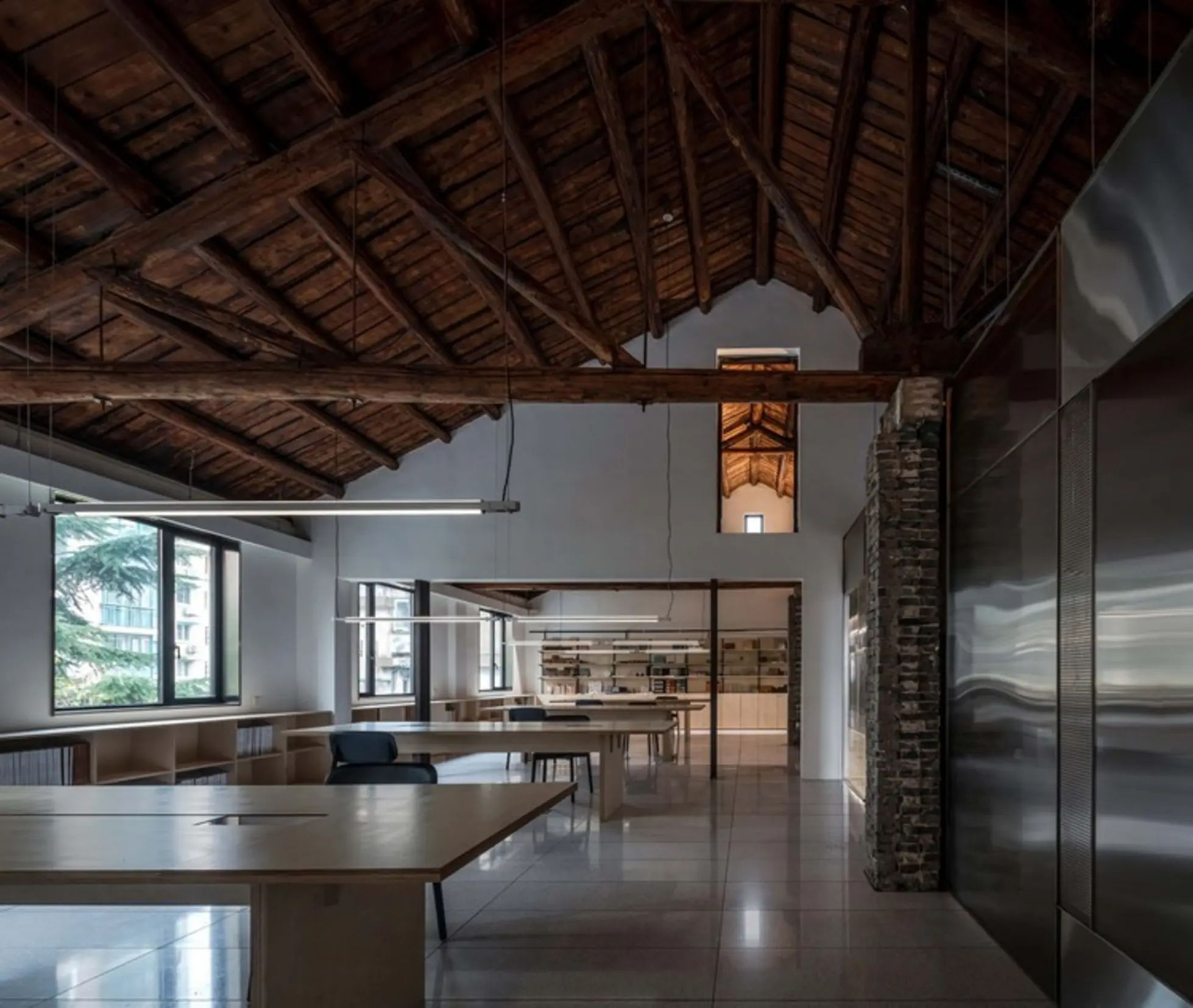 Xingfu Park Office Renovation by Atelier xy — Shanghai, China