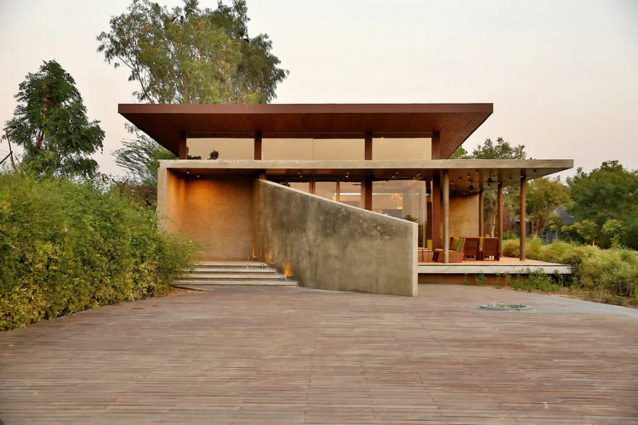 Visitors Entrance Pavilion at Glade One, Ahmedabad, India