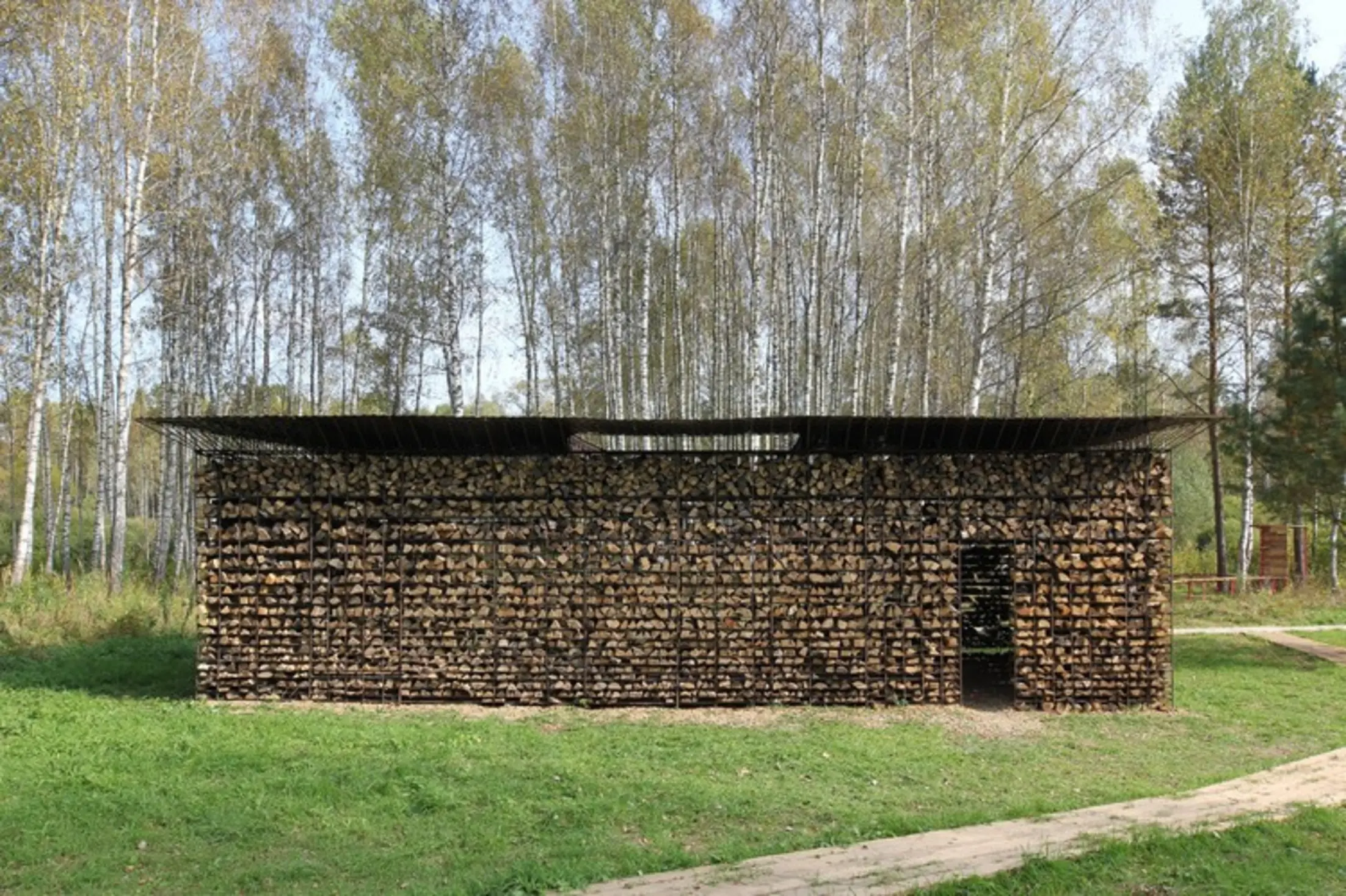 Fireplace Pavilion, Nikola-Lenivets, Russia