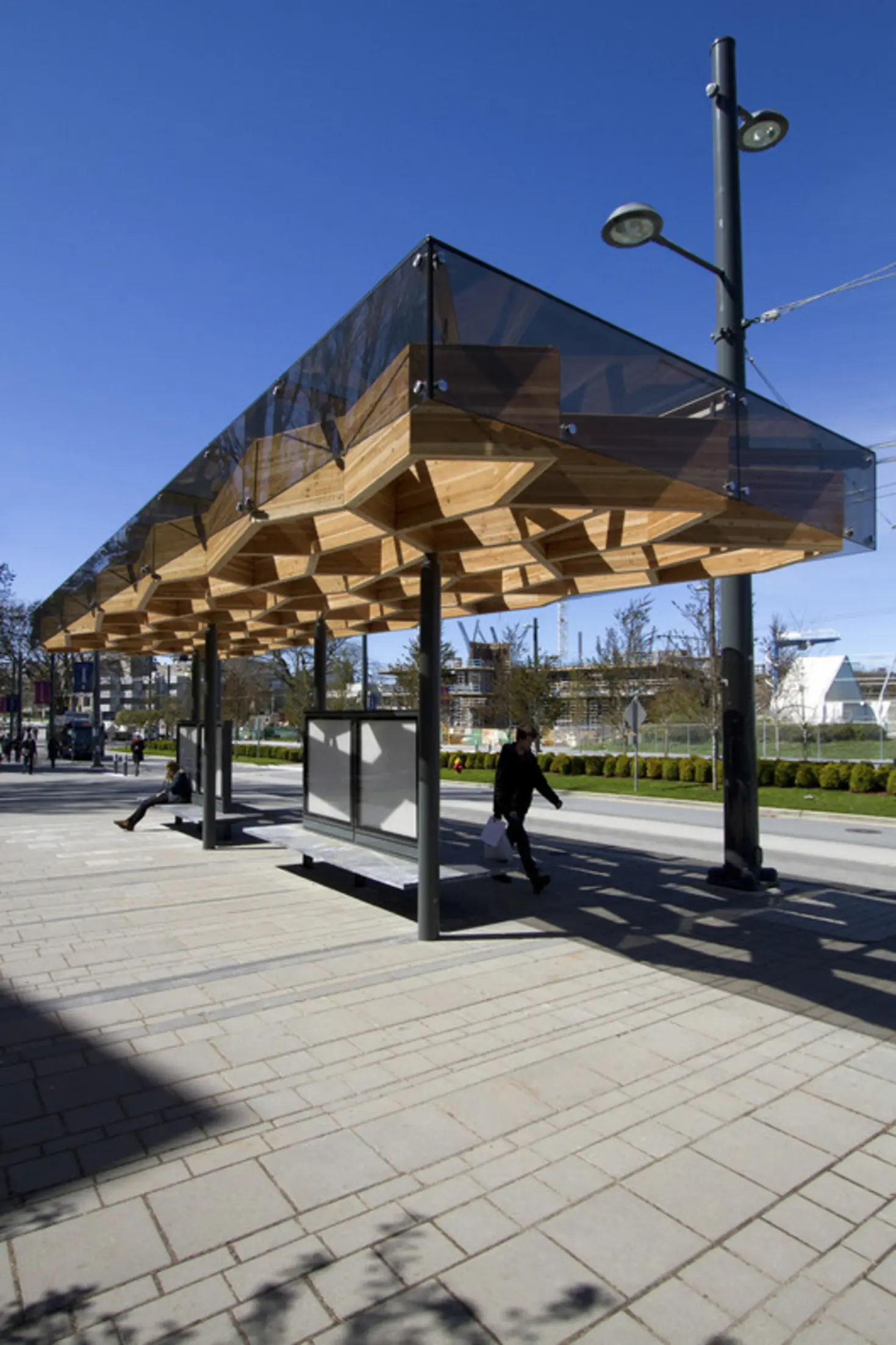 University Boulevard Transit Shelters, Vancouver, Canada