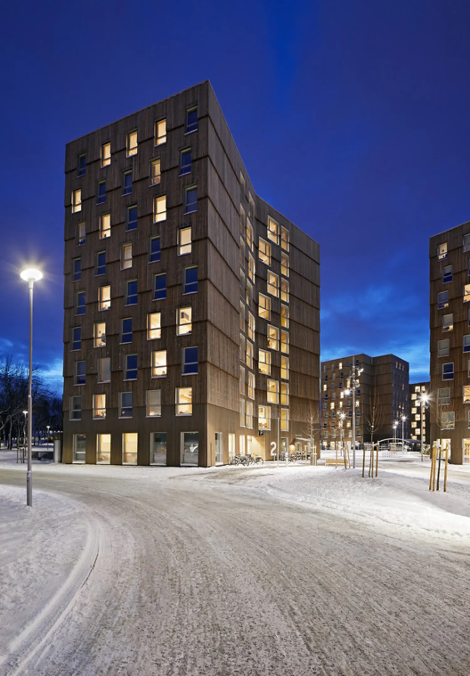 Moholt Timber Towers, Trondheim, Norway