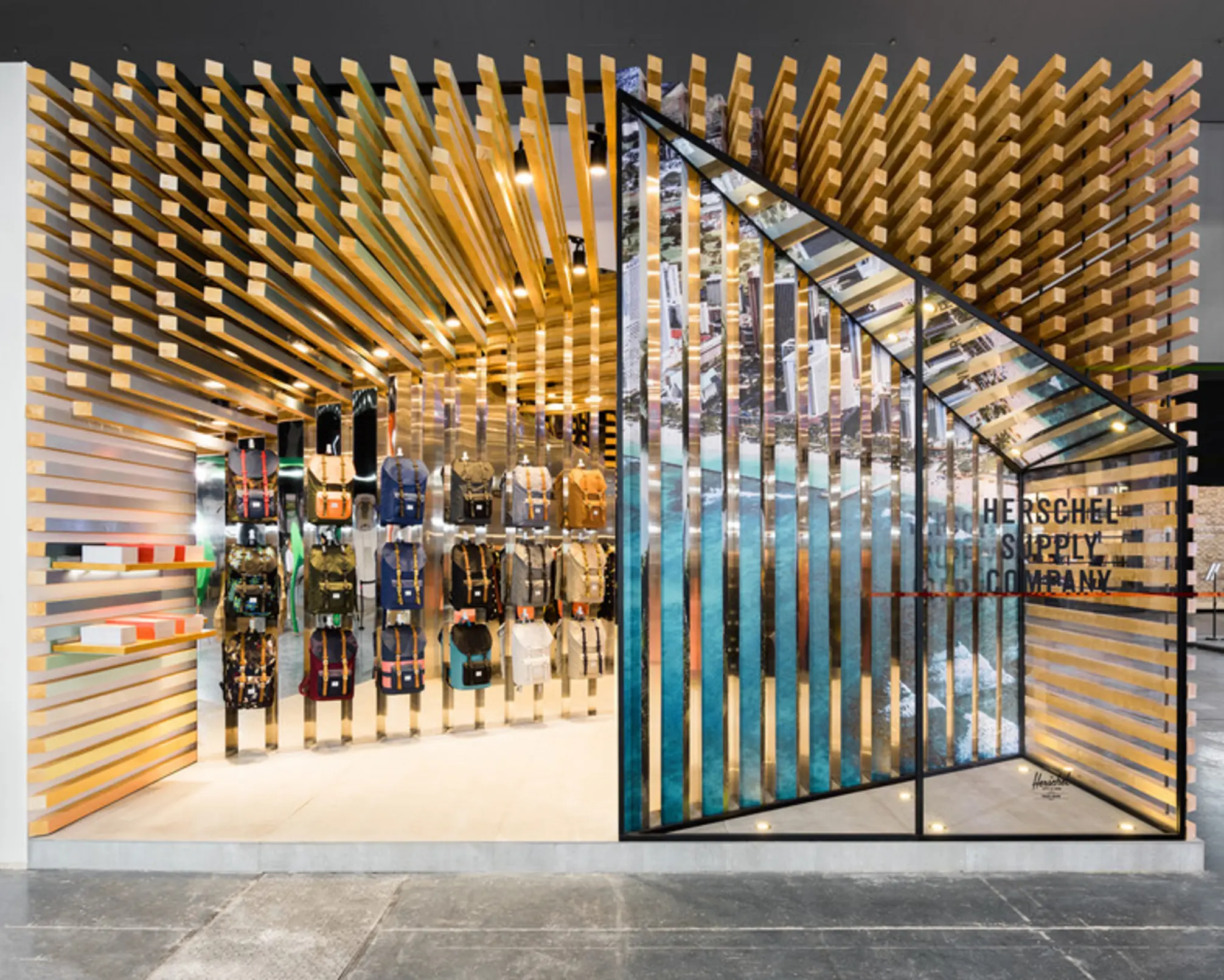 Pop-Up Structure for Herschel Supply by Linehouse — Shanghai, China