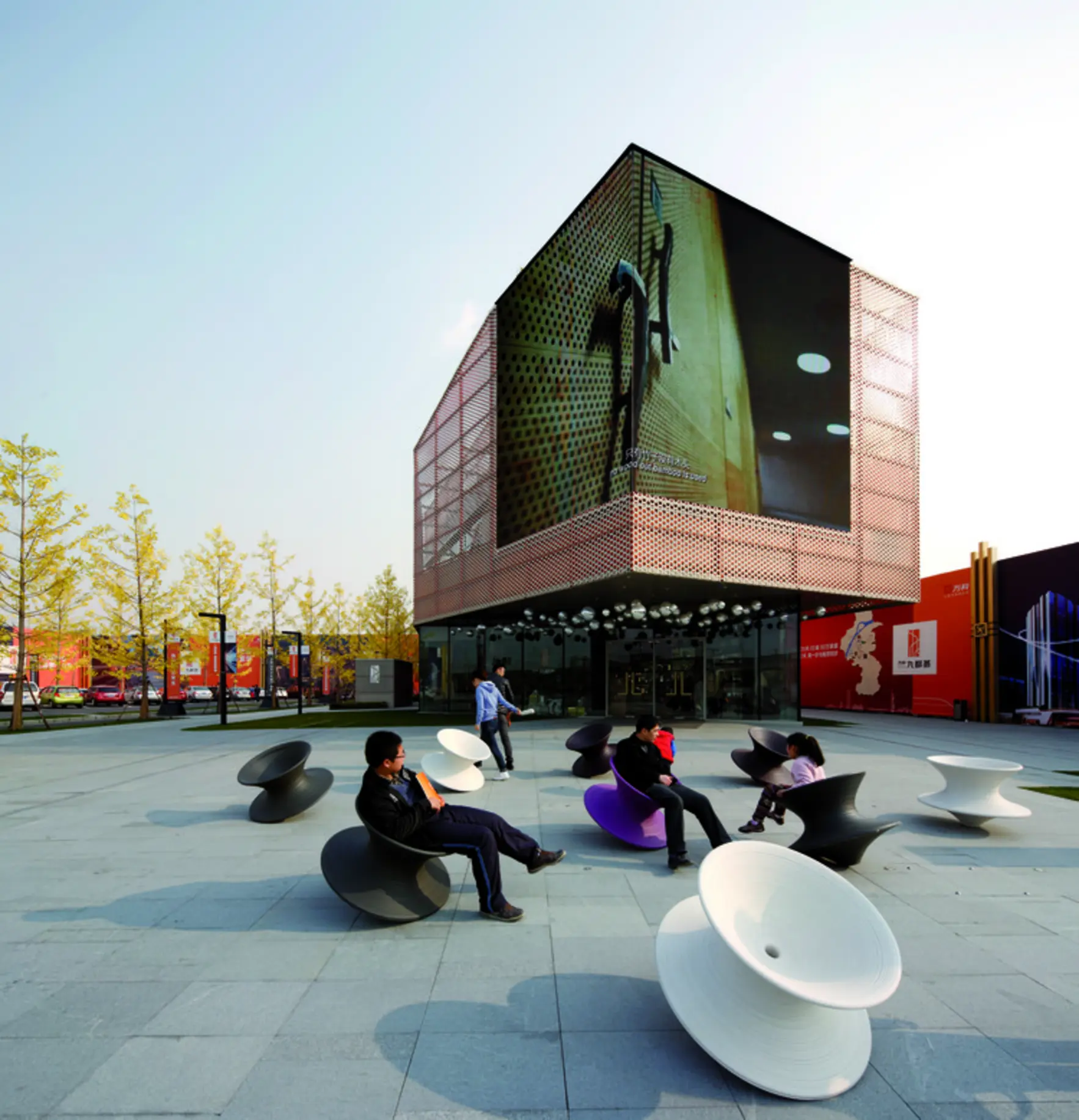 Vanke New City Center Sales Gallery, Nanjing, China