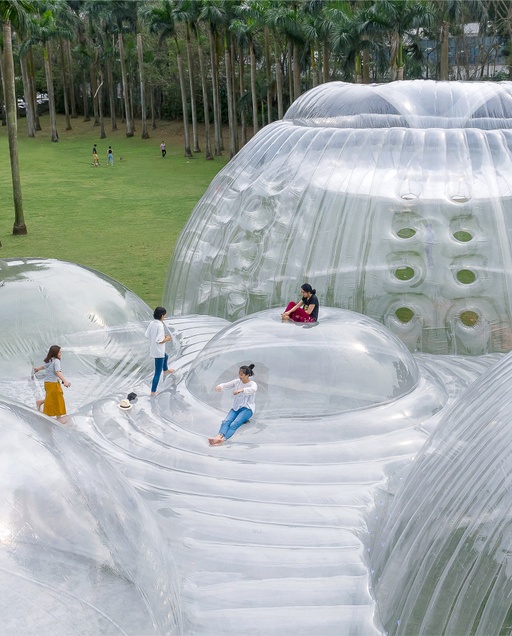 Air Mountain inflatable pavilion, Shenzhen