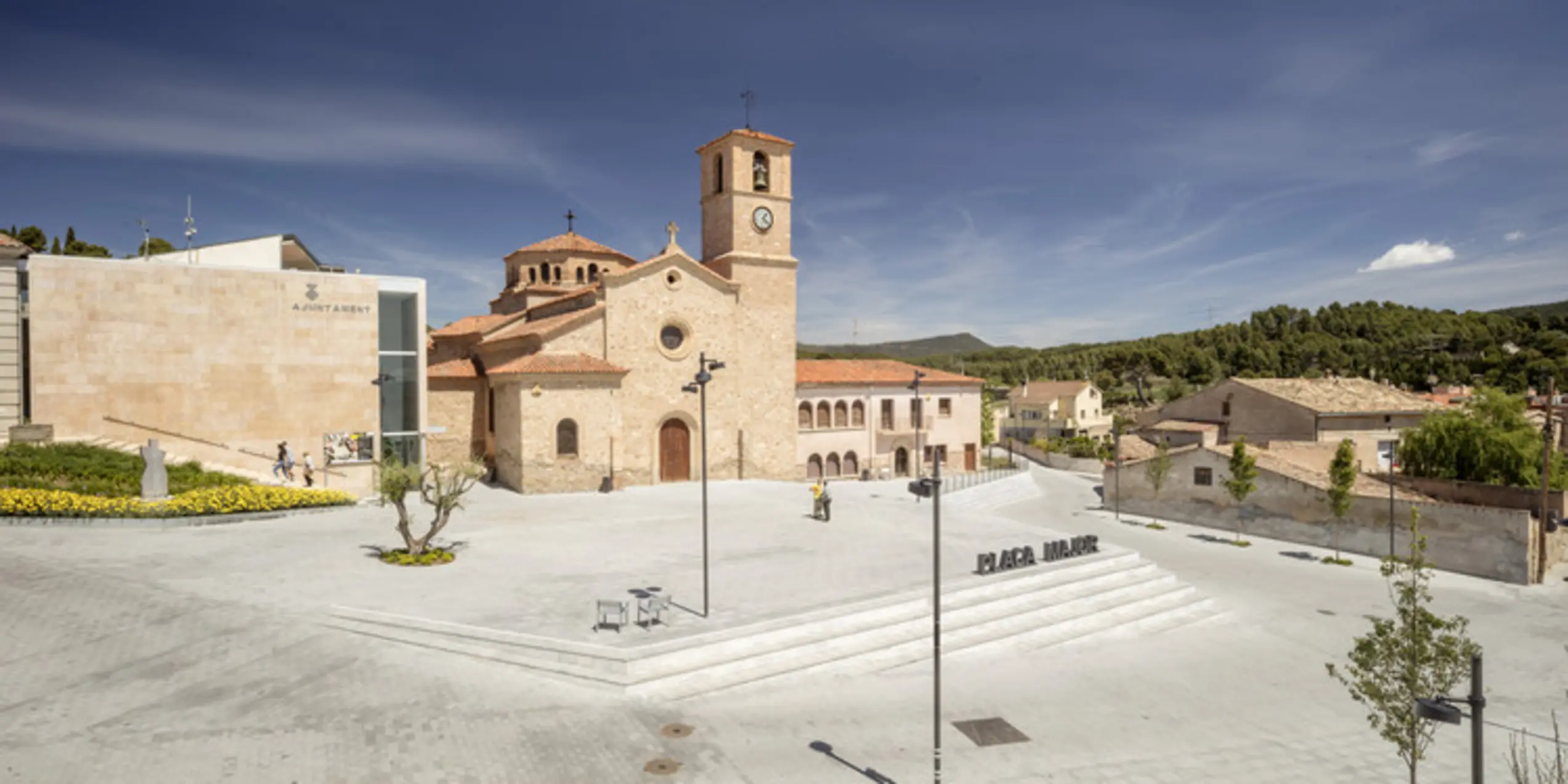 Plaza Mayor de Odena Renovation, Spain