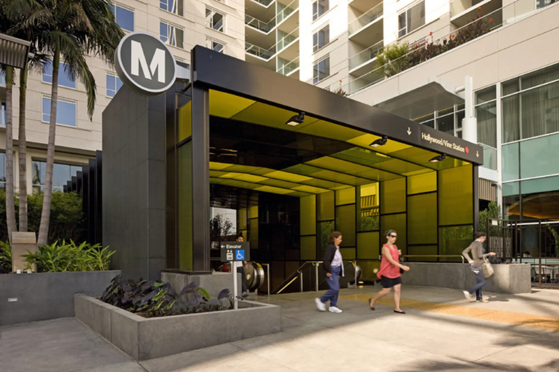 Hollywood and Vine Metro Portal and Plaza, Los Angeles, United States