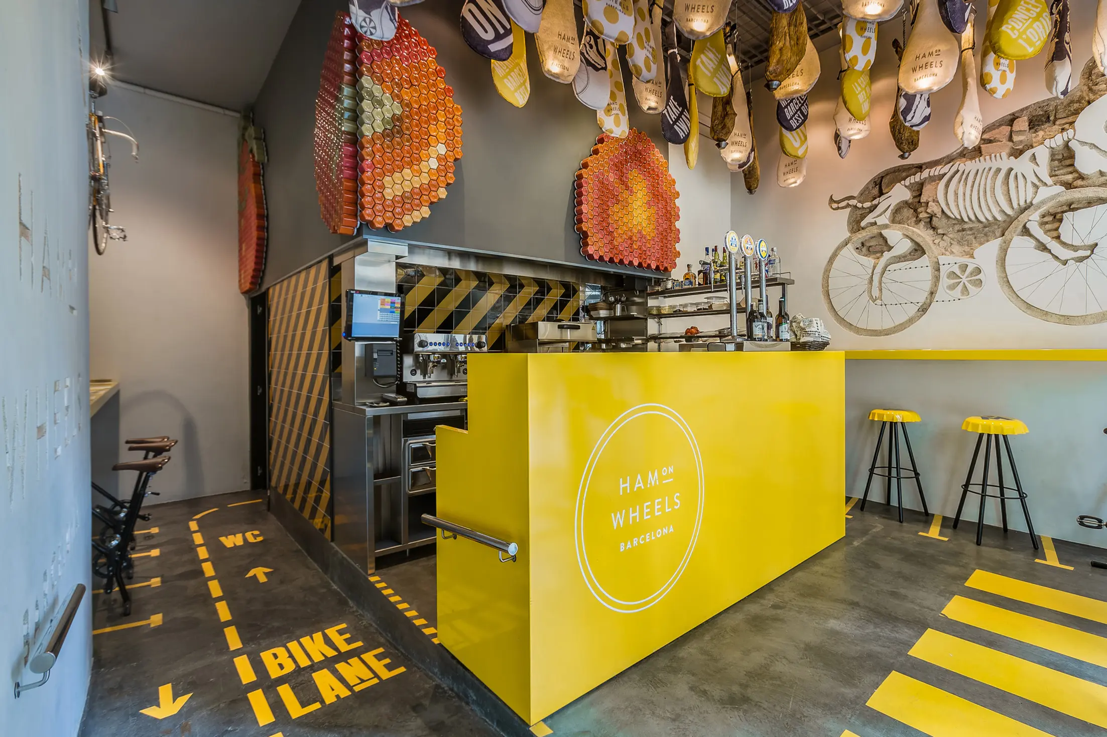 Ham on Wheels, Barcelona, Spain