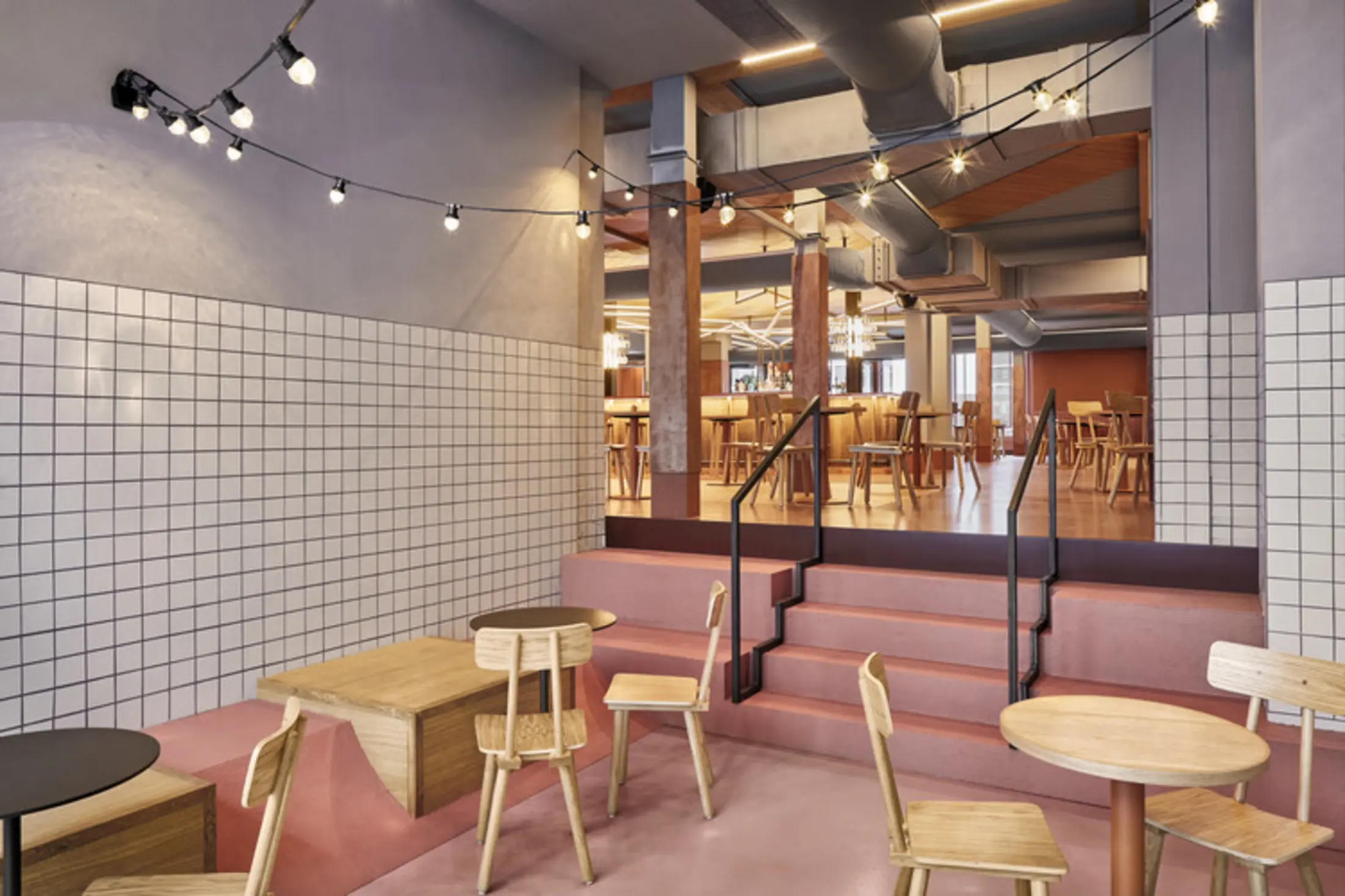 Foodhallen Den Haag Foodcourt, The Hague, The Netherlands