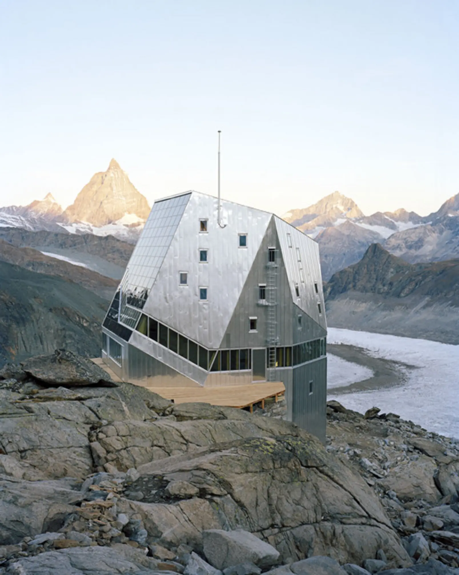 Monte Rosa Hut, Switzerland
