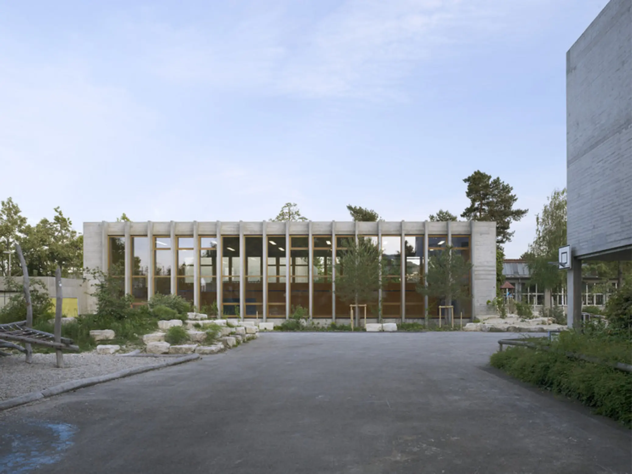 Gymnasium and Swimming Hall Vogelsang, Basel, Switzerland