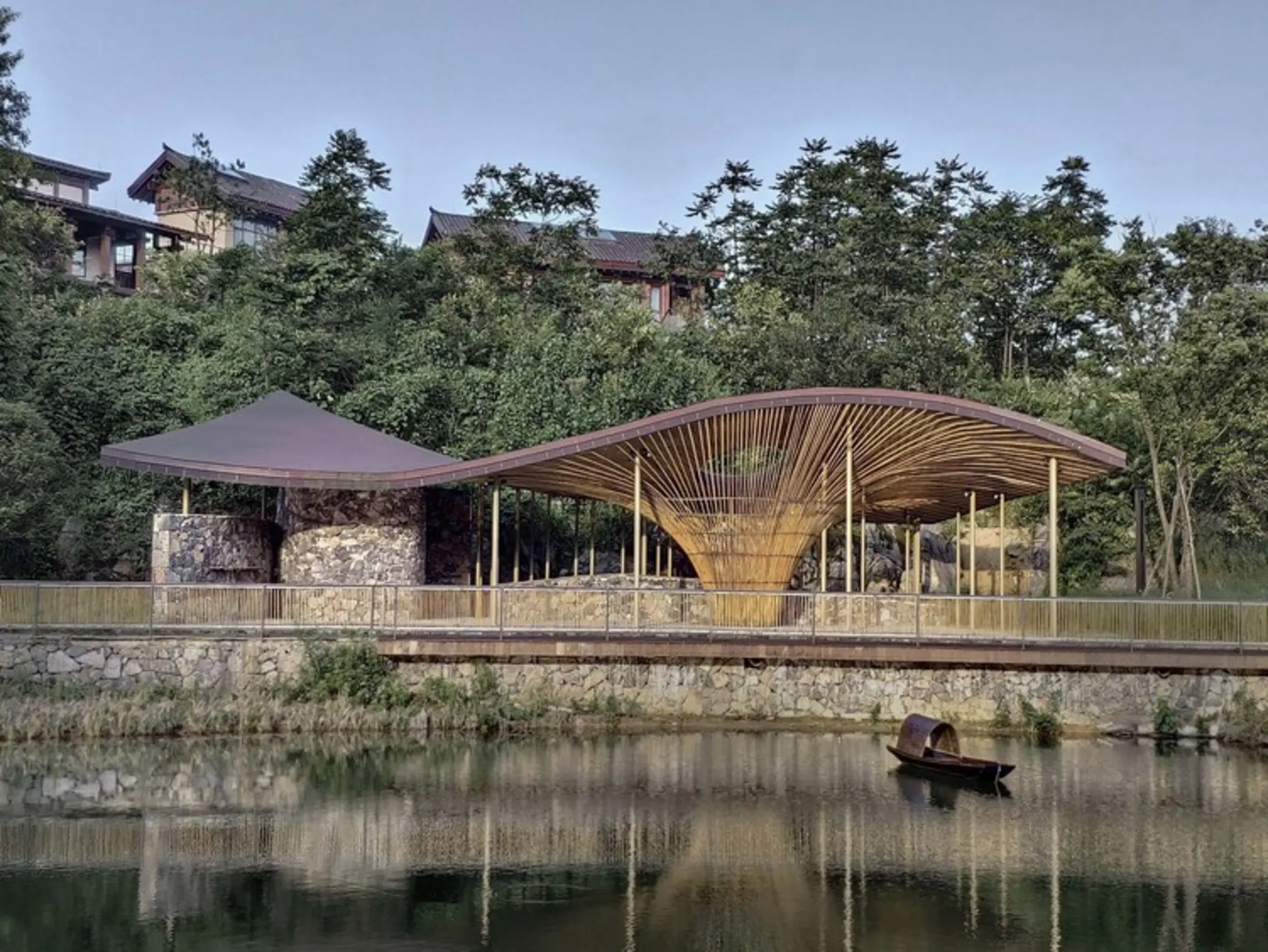 Tea Pavilion in Return Village, Chongqing, China