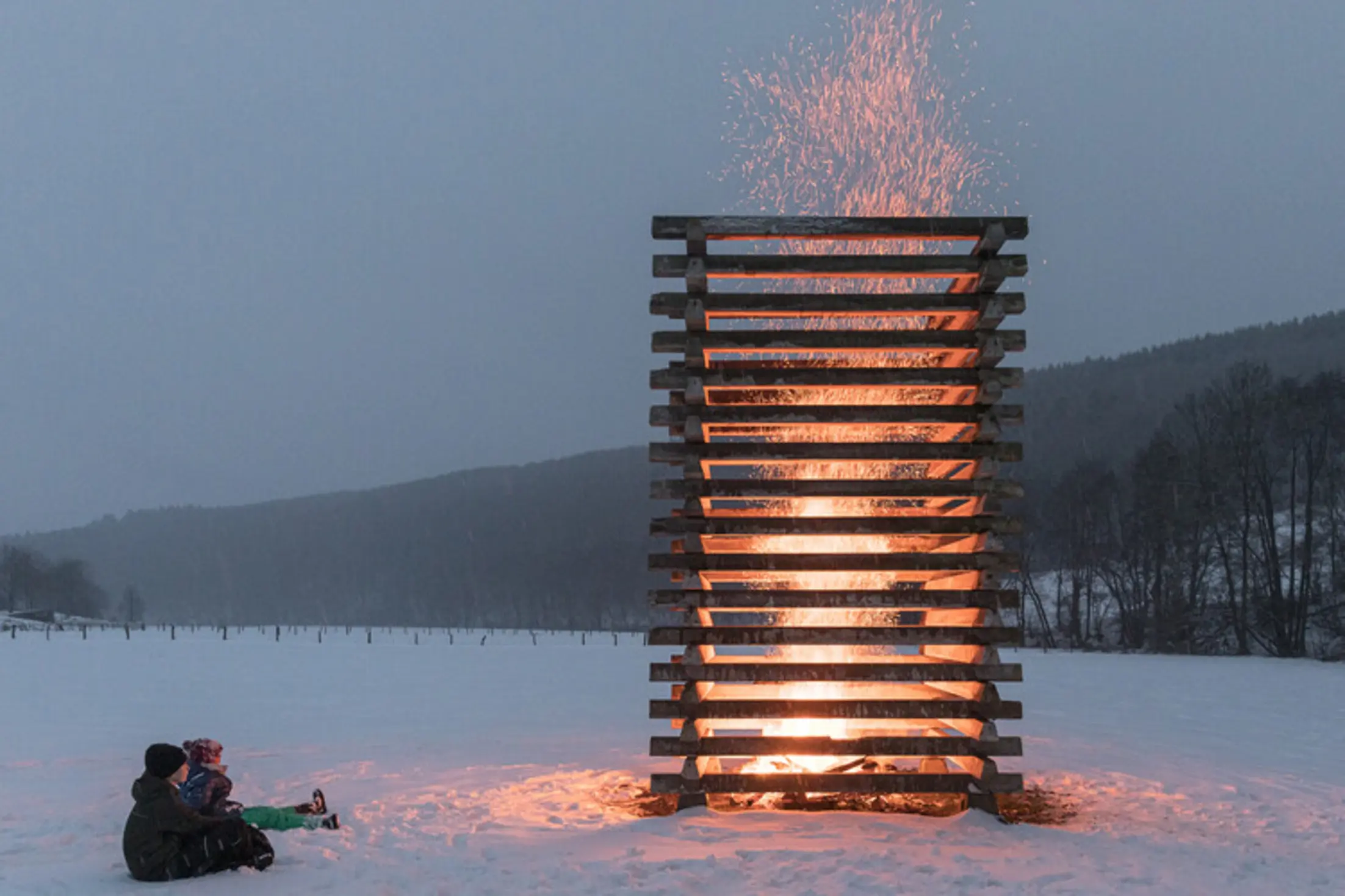 Waldbrand Installation, Medebach