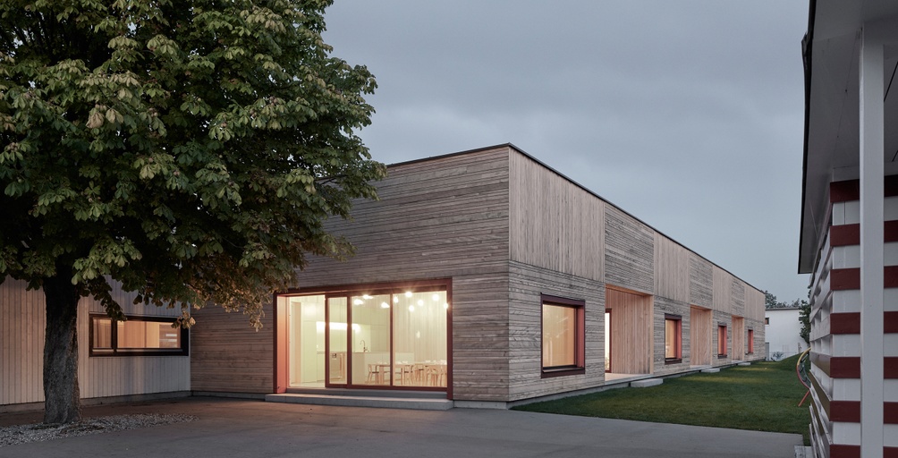 Extension of Am Schlatt kindergarten in Lustenau