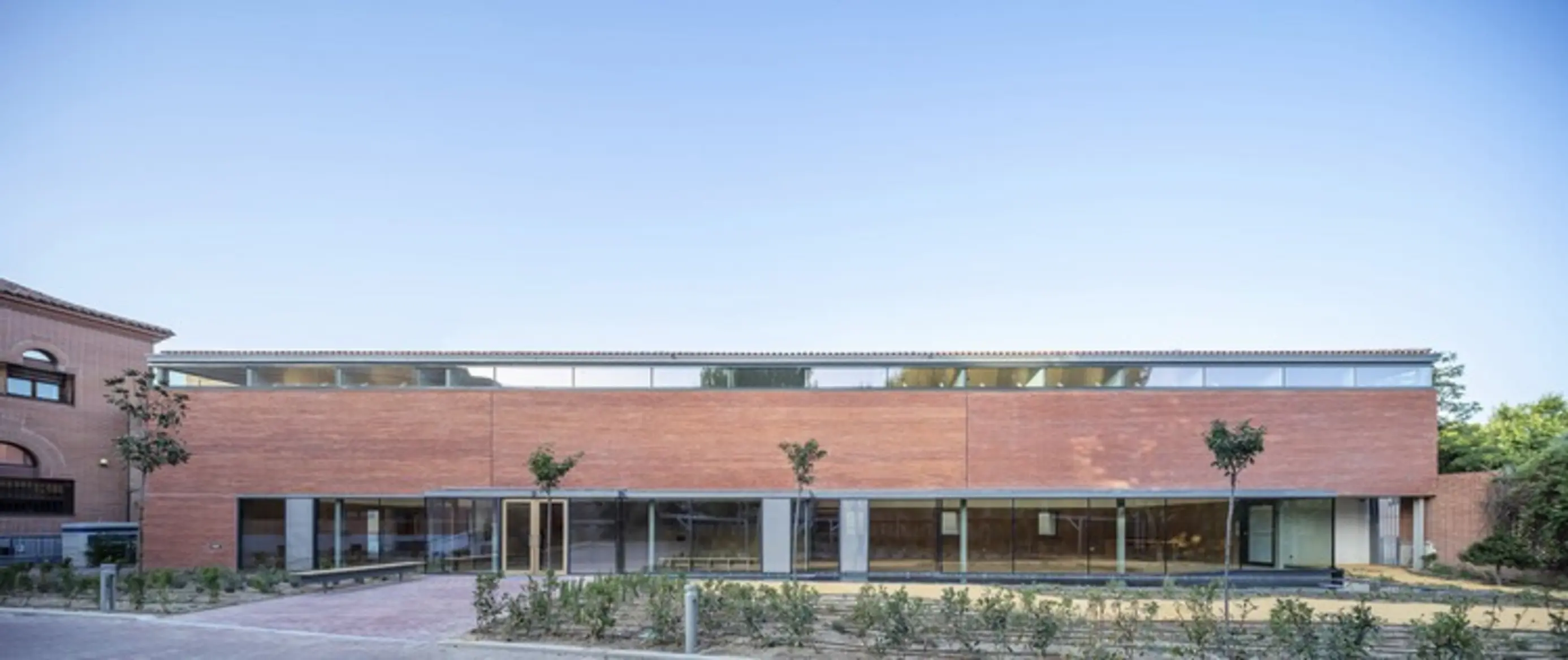 Brick Pavilion in Two Stages, Alcalá De Henares, Spain