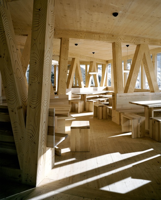 Refuge in the Monte Rosa