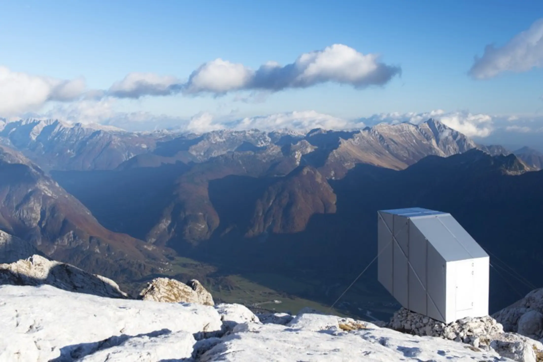 Winter Cabin on Mount Kanin, Slovenia