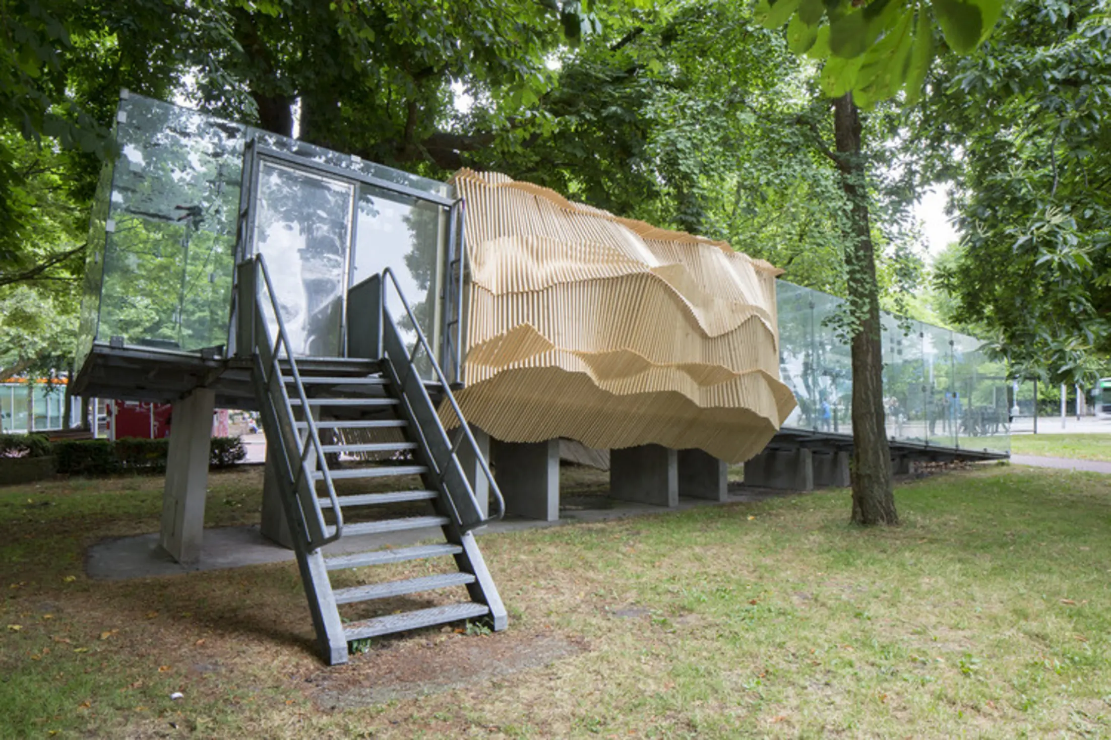 Tschumi Pavillion, Groningen, The Netherlands