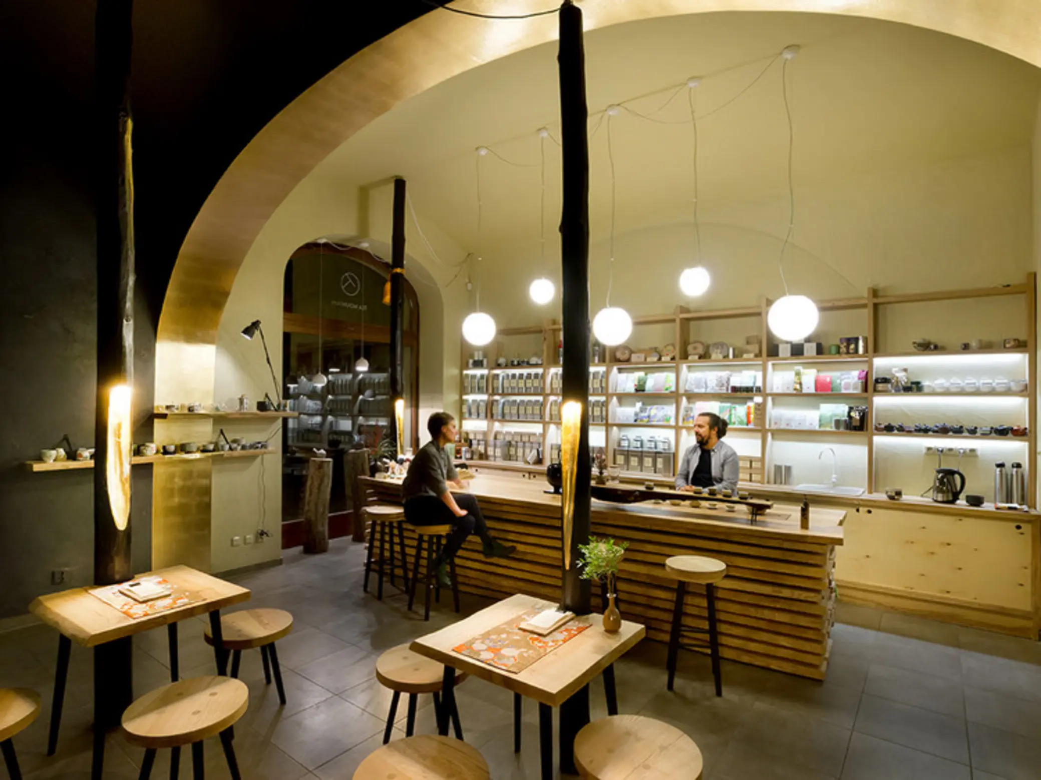 Tea Mountain, the teashop, Prague, Czech Republic