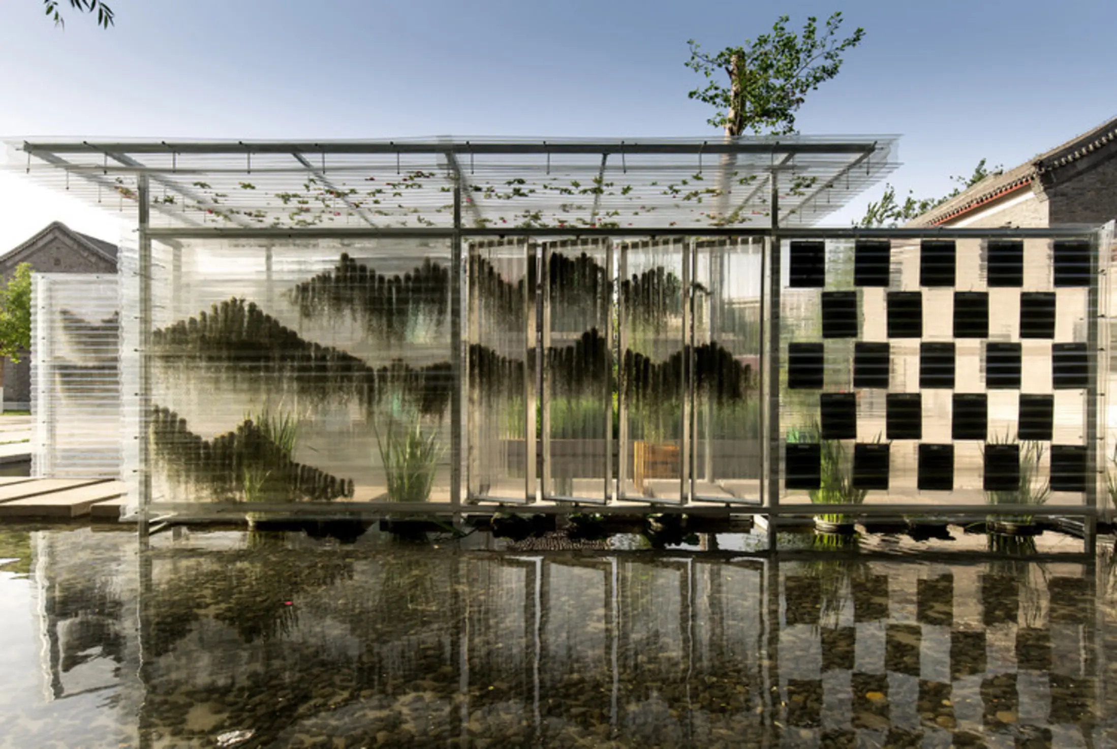 Zero Pavilion:  A Zero Carbon Garden Made in Alibaba, China