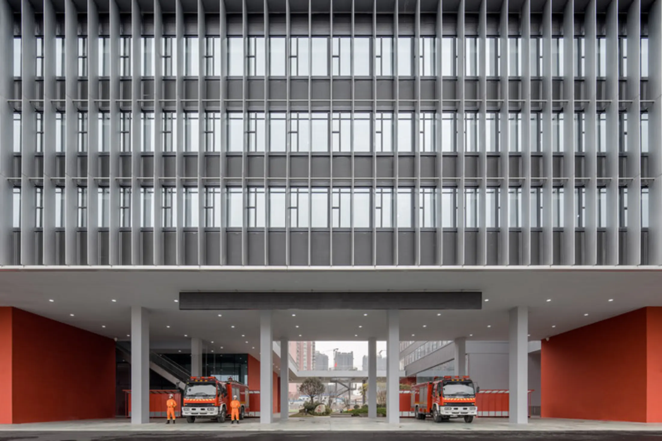 Fire Station of Tianfu New District, Chengdu Shi, China