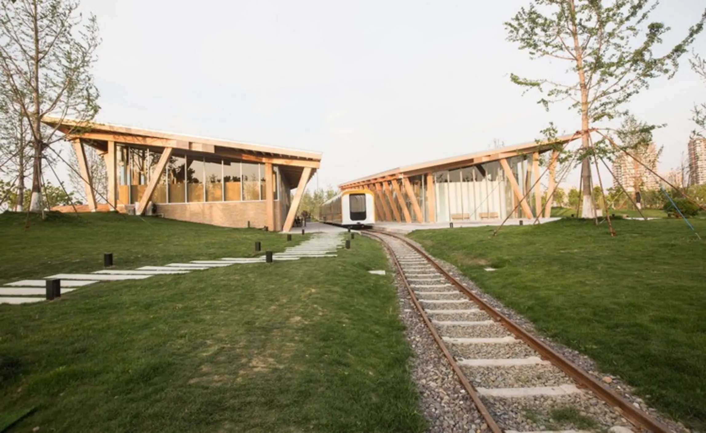 Ginkgo Swan Lake Train Station NO.2, Jiaxing, China