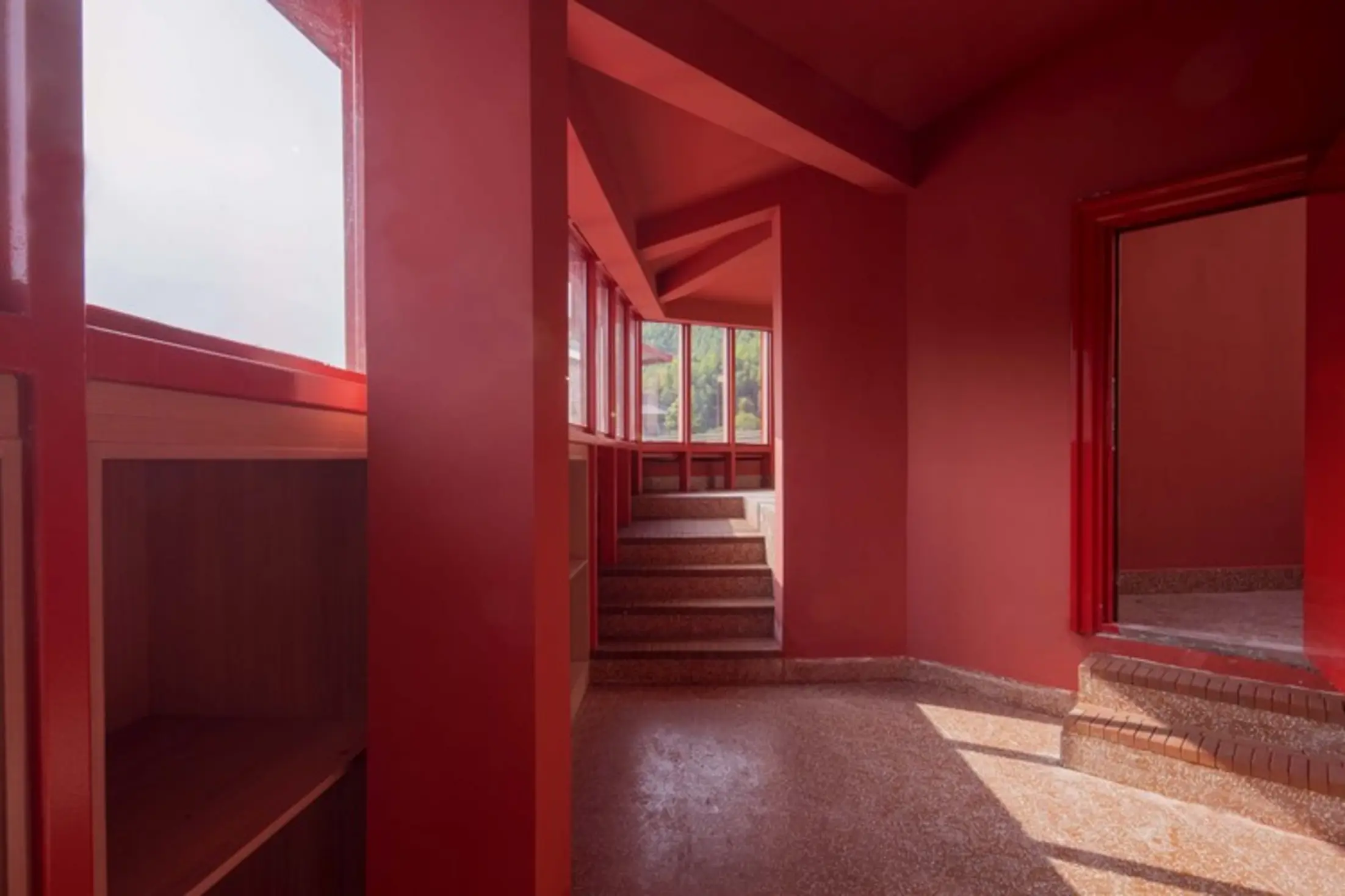 Red Note House on the Horizon, Huzhou, China