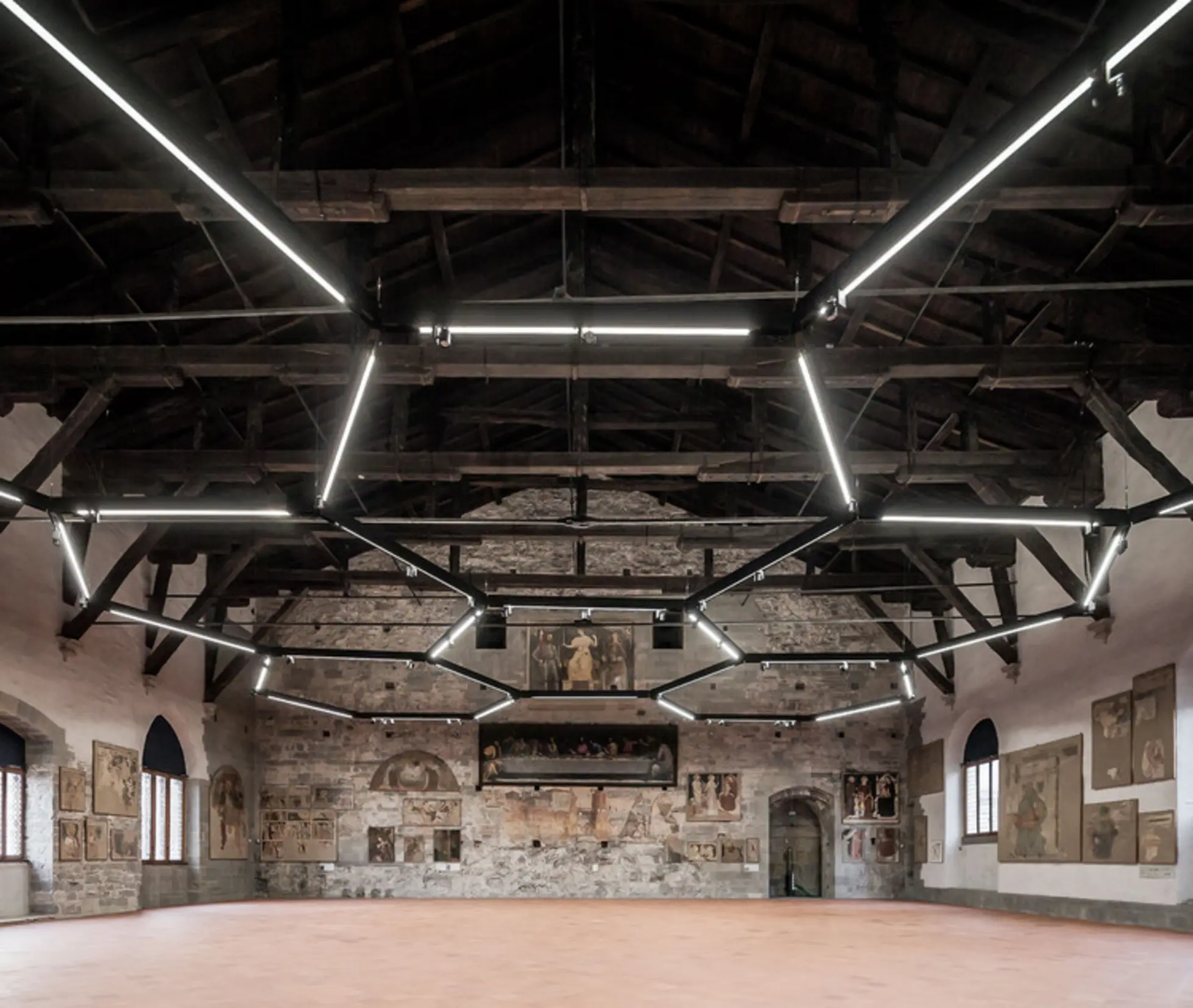 Sala delle Capriate at Palazzo della Ragione, Bergamo