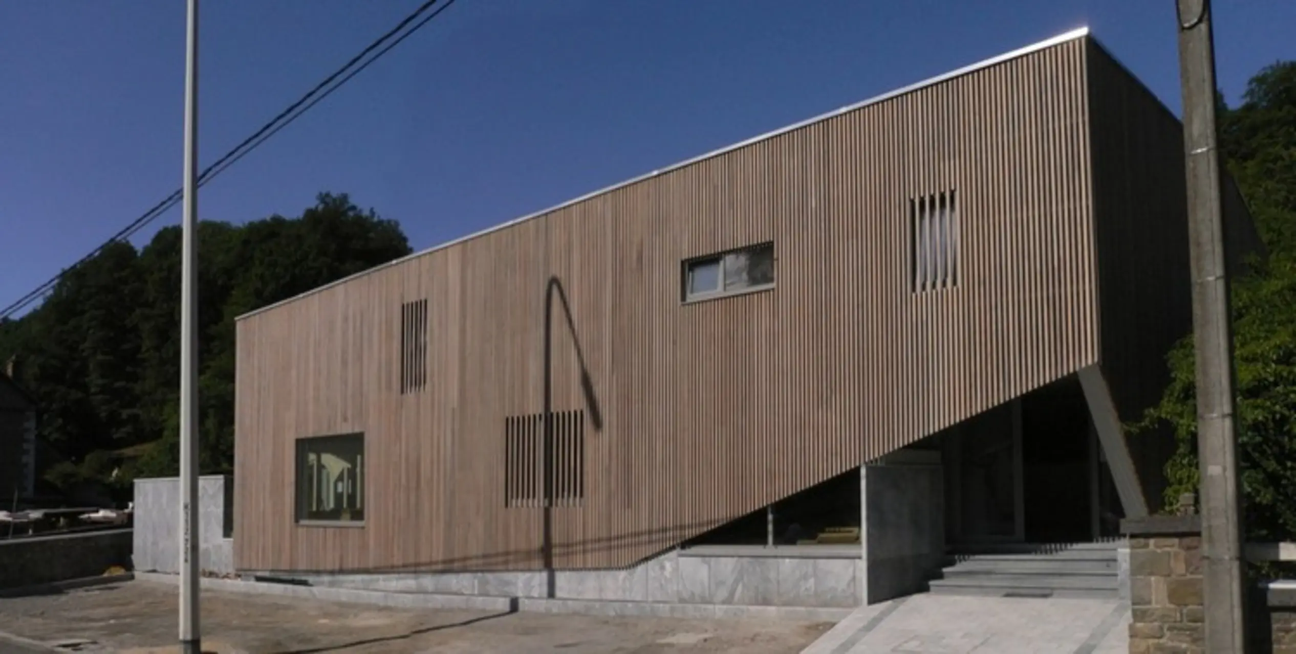 A Wood Screen for Dinant Road, Belgium