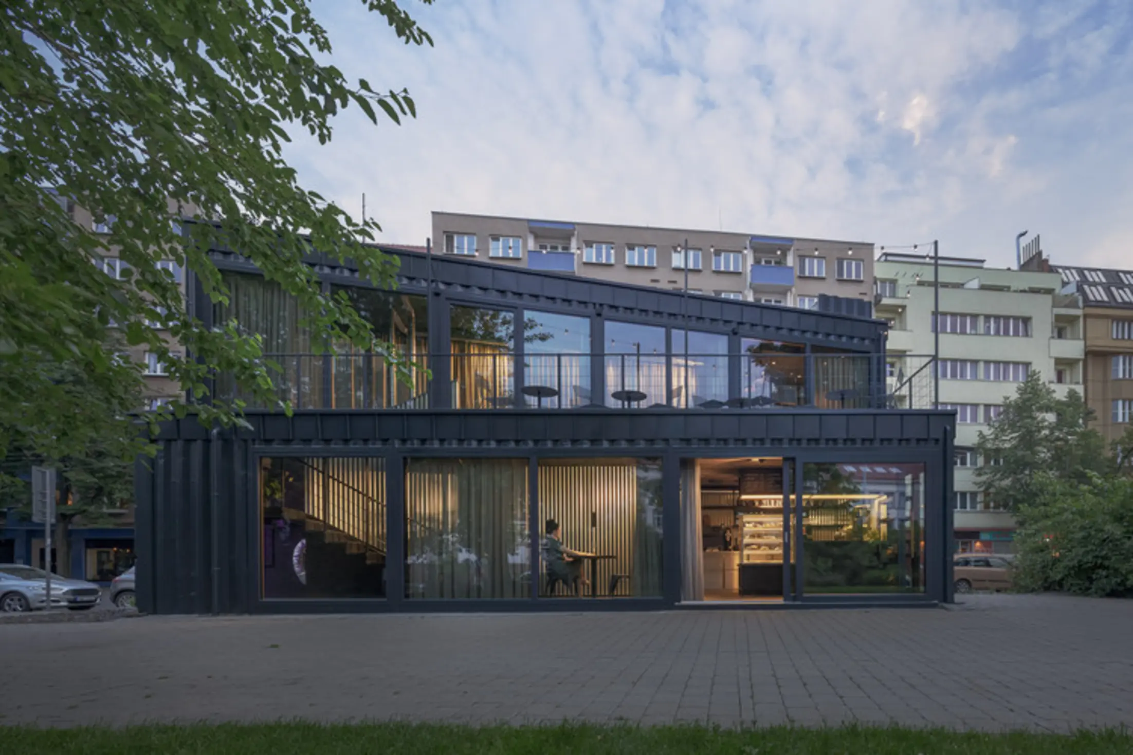 Café Kontejner, Prague, Czech Republic