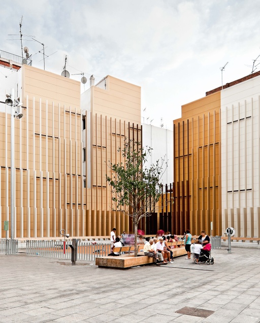 Espanyola Square in LHospitalet de Llobregat