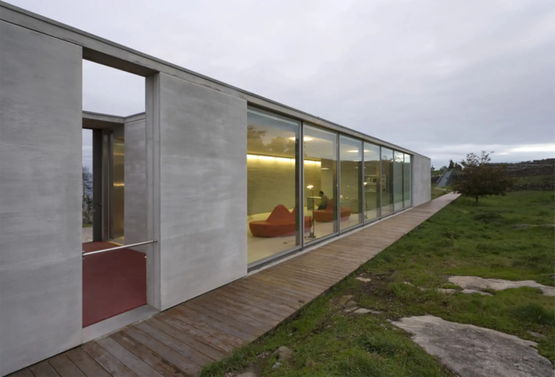 Santa Luzia Archeological Site Reception Building, Portugal