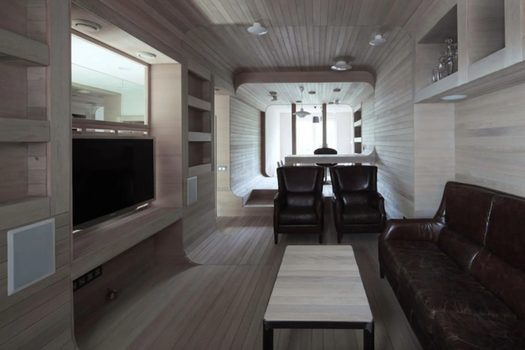 Smolenka “Oak Tube’’ Apartment, Moscow