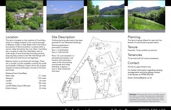 Land for sale in Blaenau Gwent photo