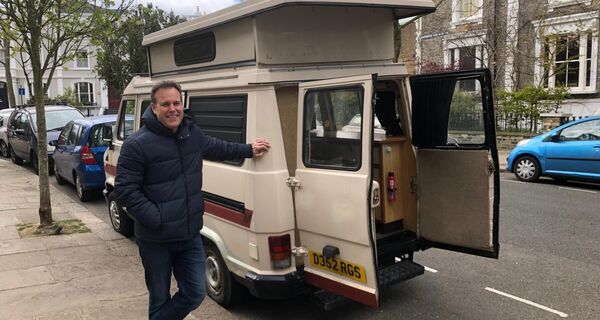 Threepipe co-founder Jim Hawker buys a campervan for his WFH office