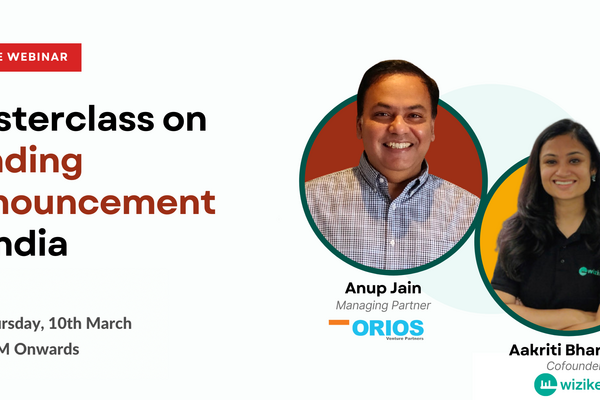 Webinar: Just received funding? Join Orios Venture Partners' Anup Jain, as he unpacks how to leverage PR for this big moment