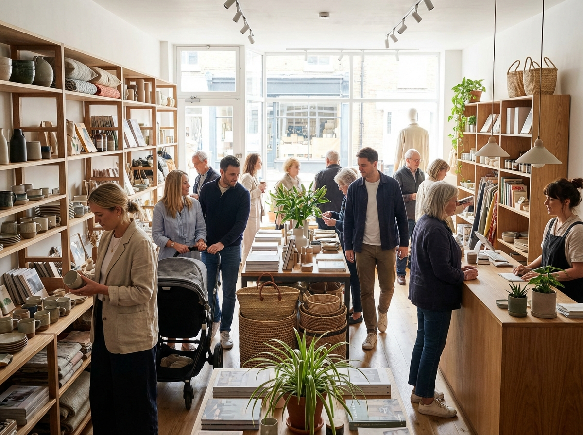 A shop presence presented with clear branding, useful details, and strong visual presentation