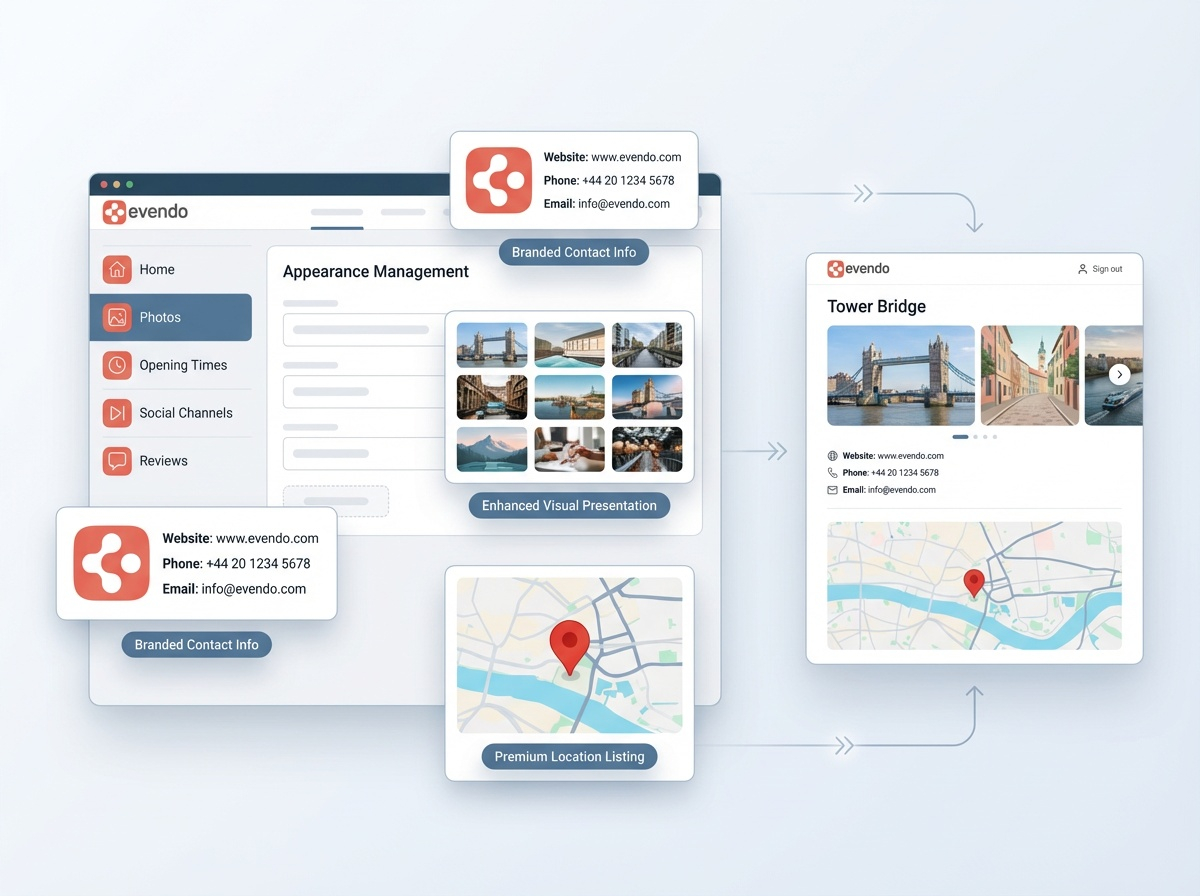 A business page with up to date photos showing the venue more clearly