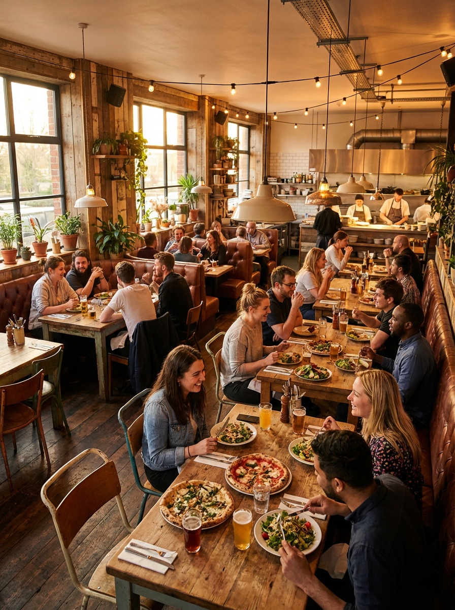 A restaurant presence with strong imagery, clear details, and a polished customer-facing look