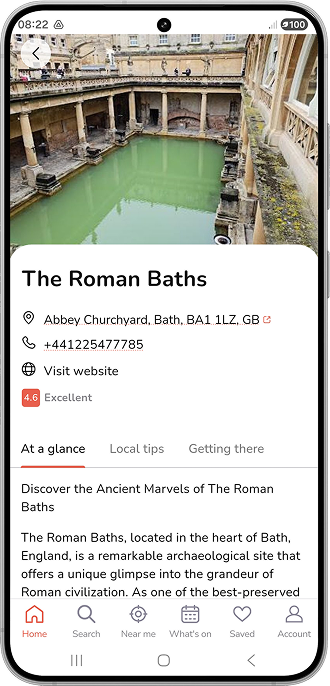Offline maps screenshot