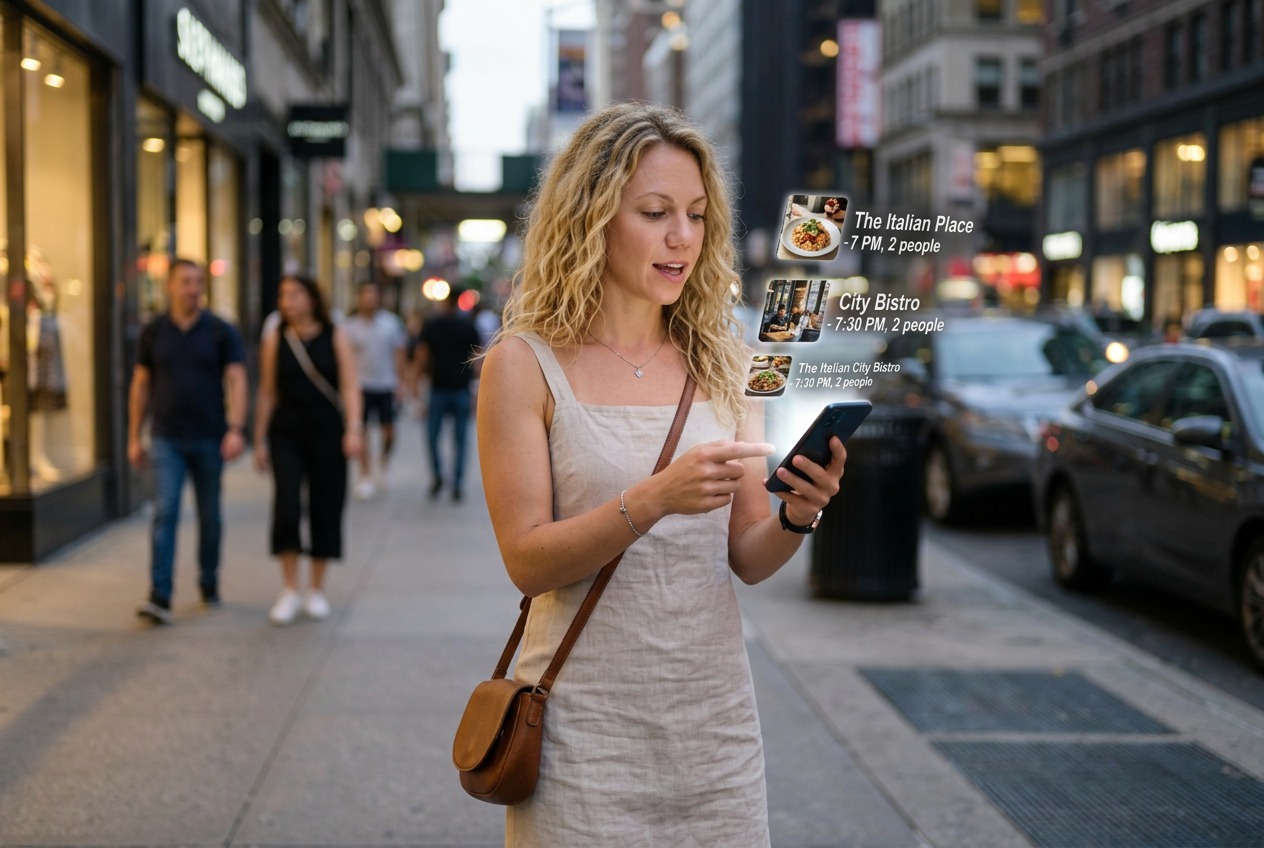 A business moving from discovery and interest toward direct customer action