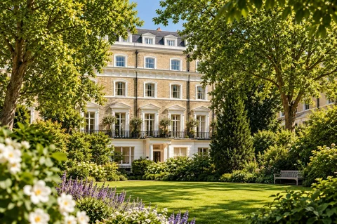 Sunlit London Townhouse Garden