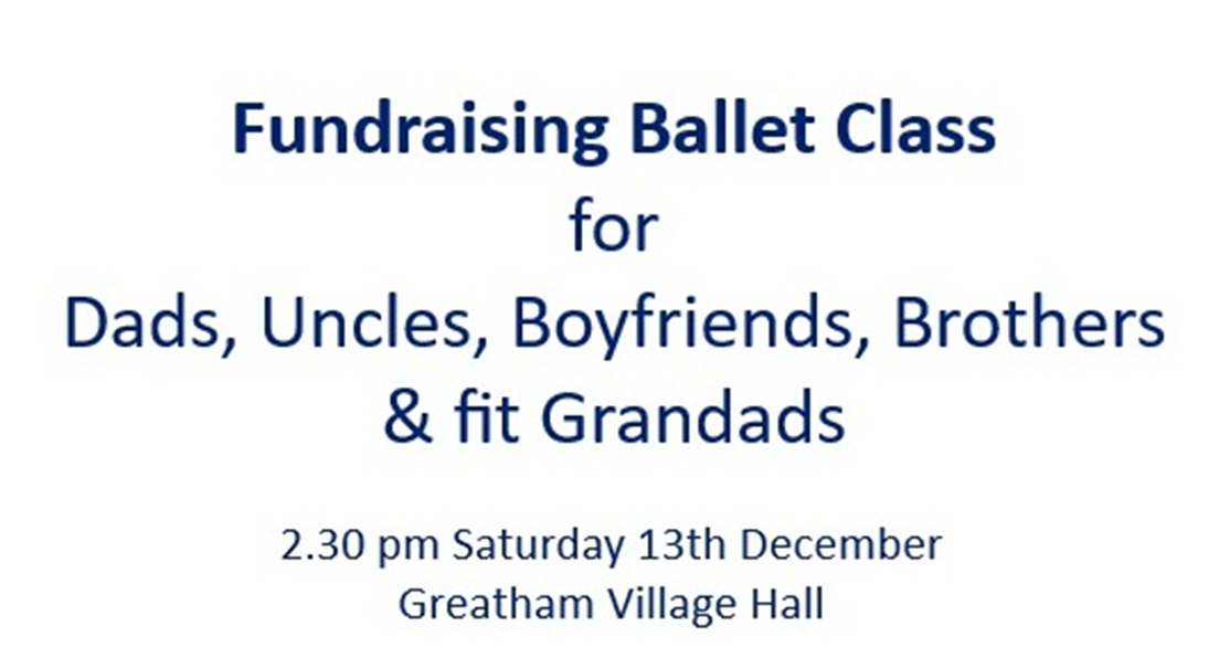 Dads, Uncles, Boyfriends, Brothers & fit Grandads - a Ballet Class just for you!