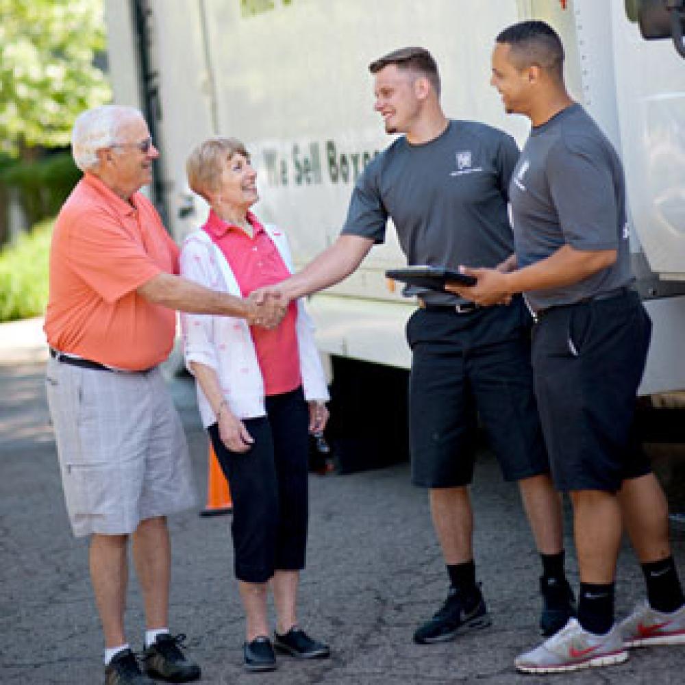 two men and a truck movers with seniors