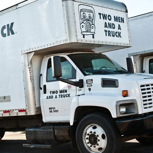 White Moving Trucks Thumbnail