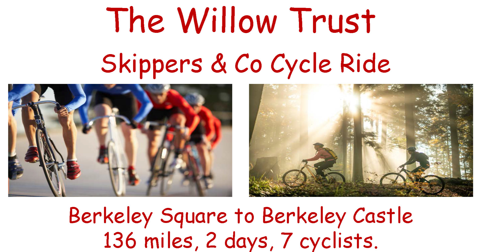 The Willow Trust Skippers & Co Cycle Ride