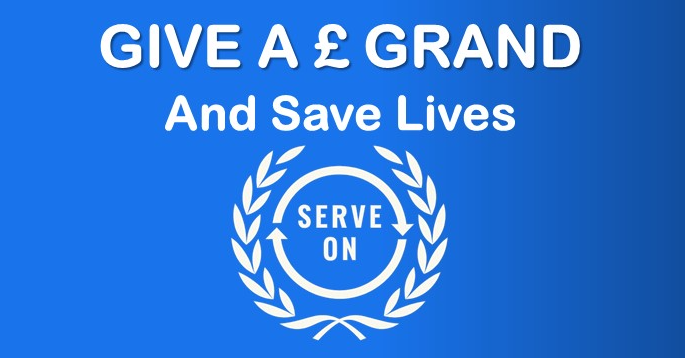 Be part of the rescue - Give a £ Grand