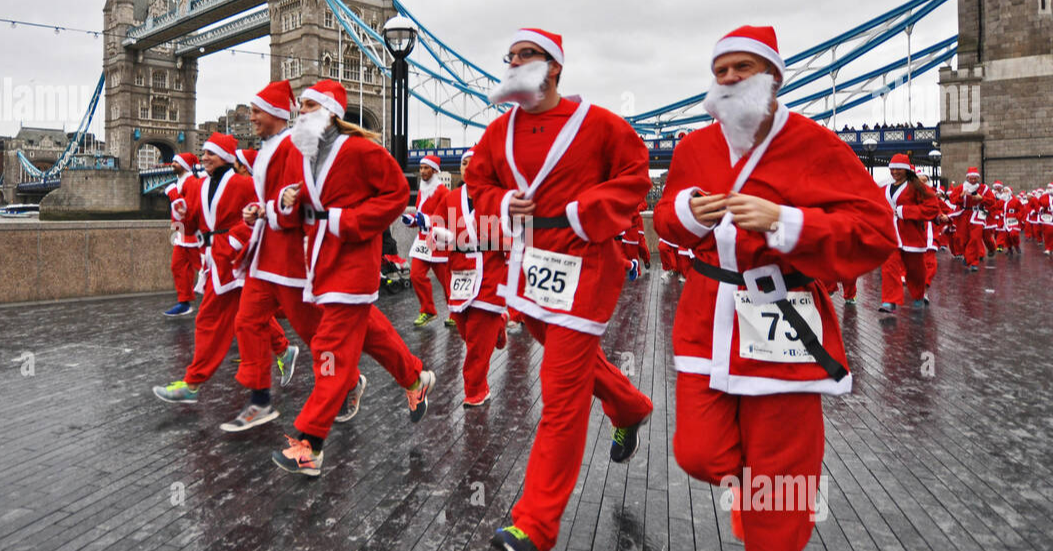 Santa in the city