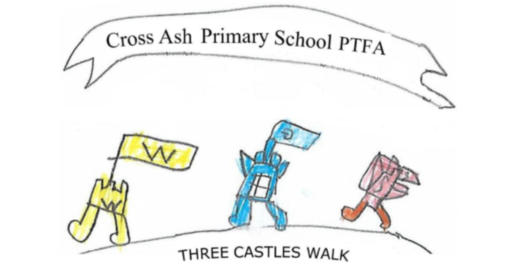 Three Castles Walk 2023 (Cross Ash School)